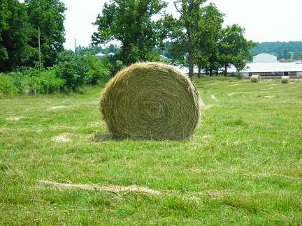 round bale of hay